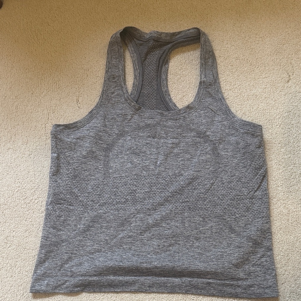 lululemon athletica Gray Tank Top